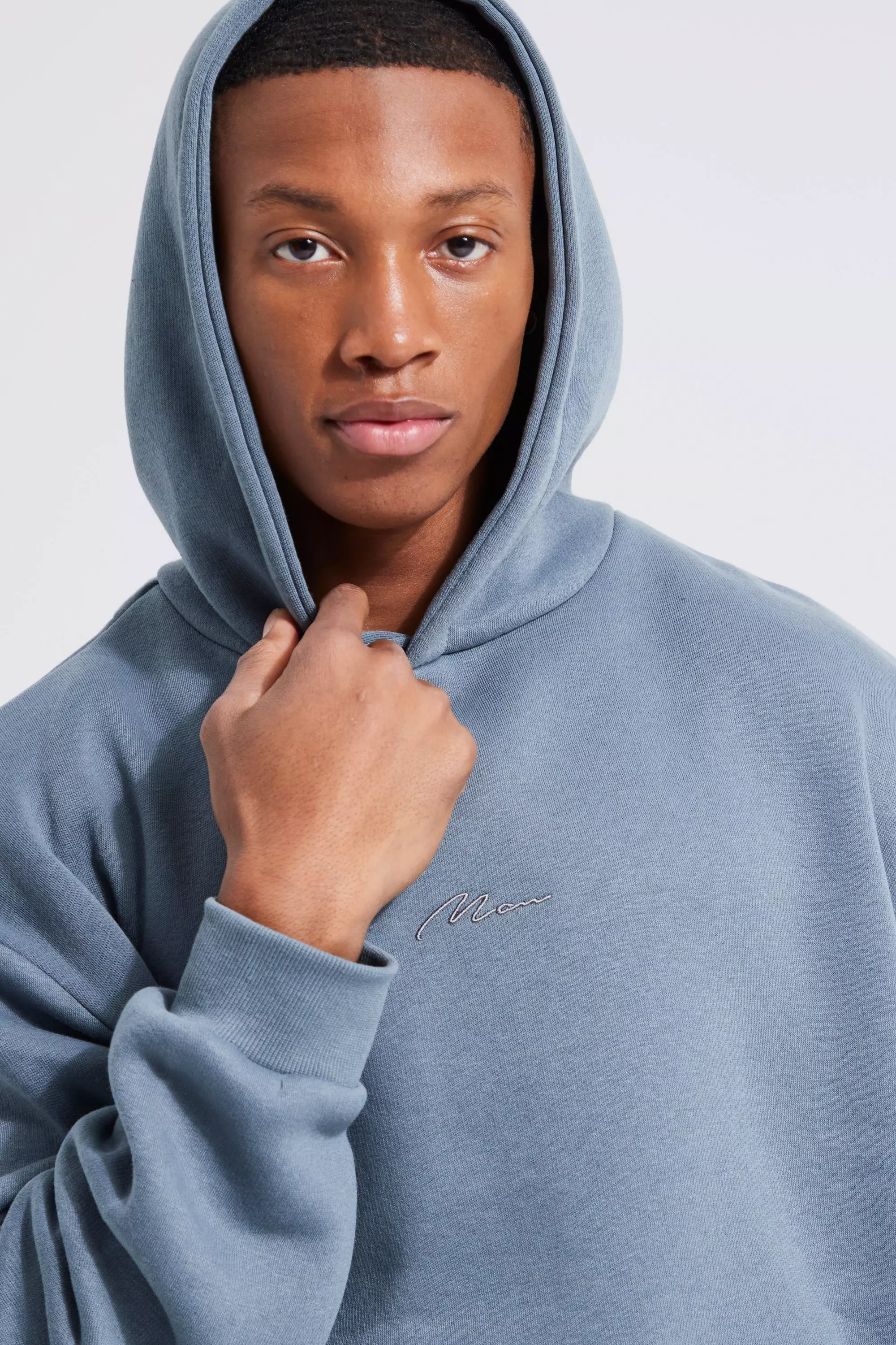 Man Boxy Fit Over The Head Hoodie